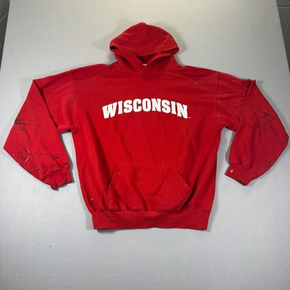 Badger Men's Red Hoodie